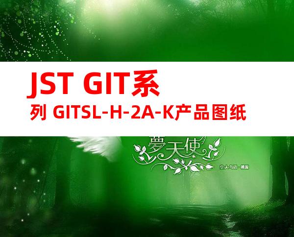 JST GIT系列 GITSL-H-2A-K产品图纸